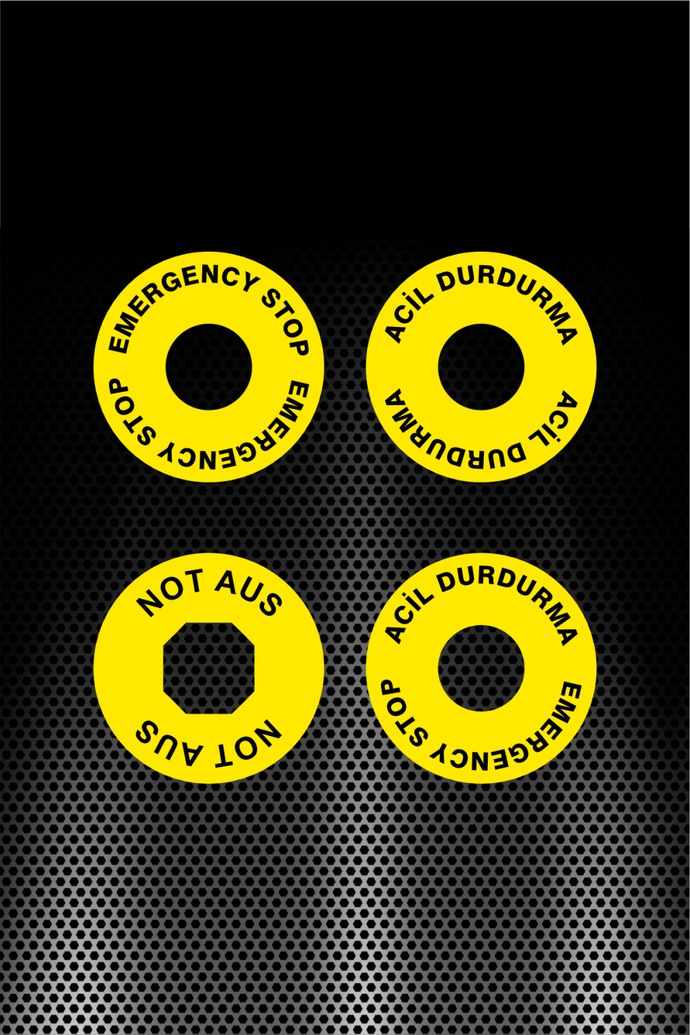 Acil Durdurma Etiketleri